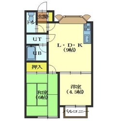 ハミール山の手の物件間取画像